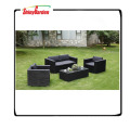 mobília ajustada de vime do sofá do rattan exterior do jardim a melhor, sofá usado do rattan para venda